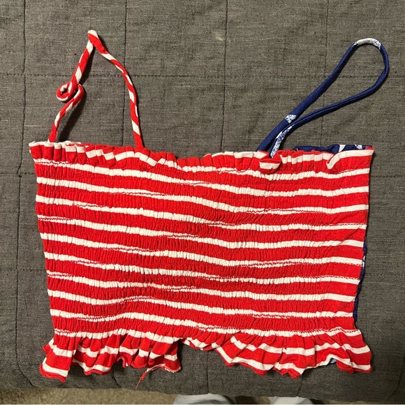 BIBI AMERICAN FLAG TUBE TOP - Picture 5 of 5
